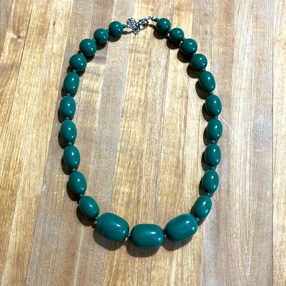 Paparazzi Green Wooden Bead Necklace 🌲
